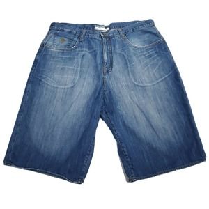 Rocawear Denim Patchwork Shorts 42
